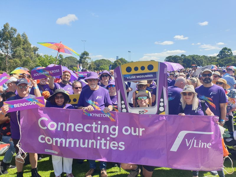 PRIDE celebrations at V/Line