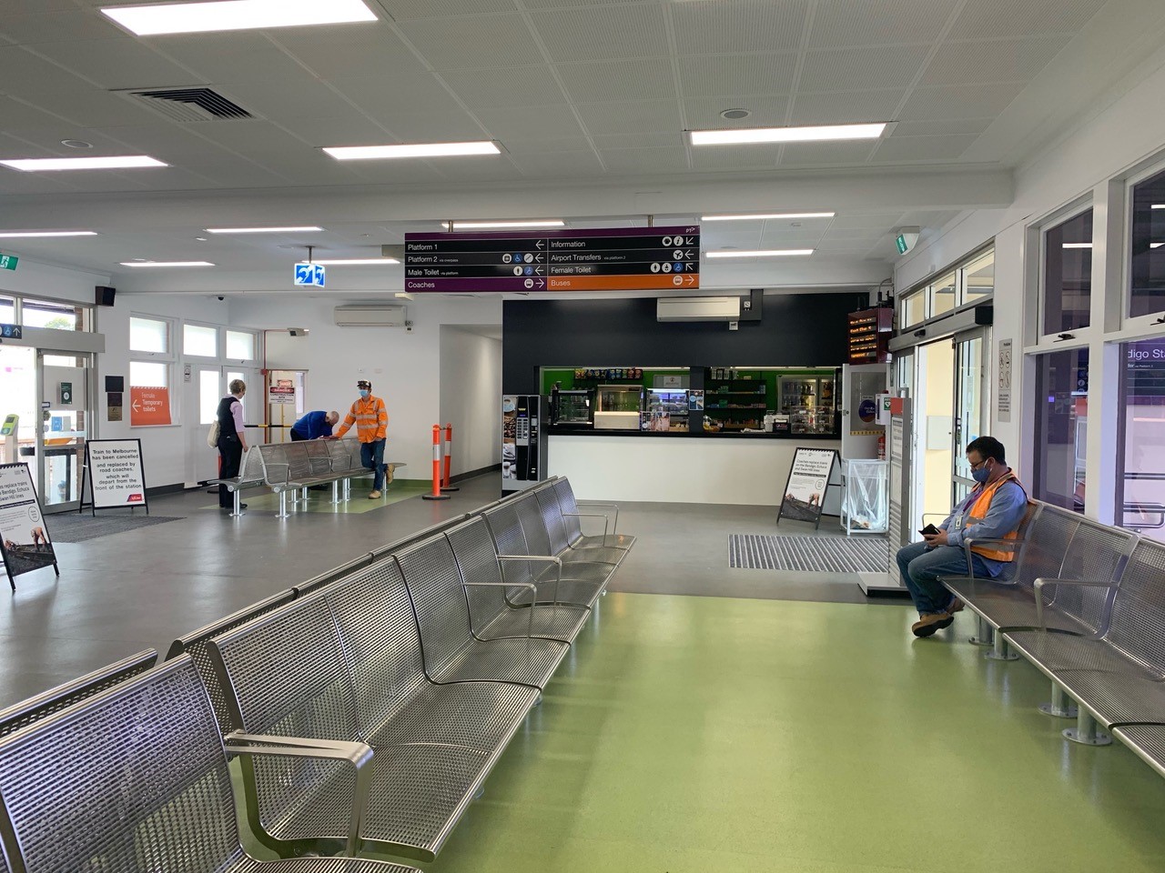 Bendigo Station Waiting Room Upgrades