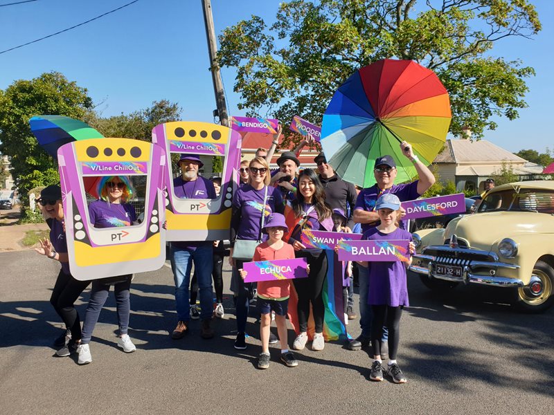 PRIDE celebrations at V/Line